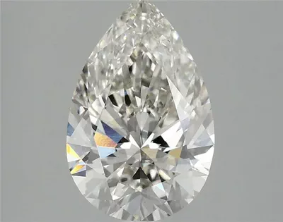 2.09ct H VS2 Rare Carat Ideal Cut Pear Lab Grown Diamond