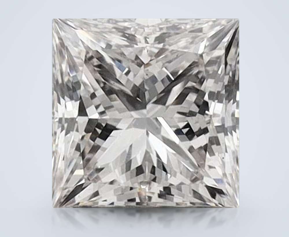 1.35ct H VS1 Rare Carat Ideal Cut Princess Lab Grown Diamond