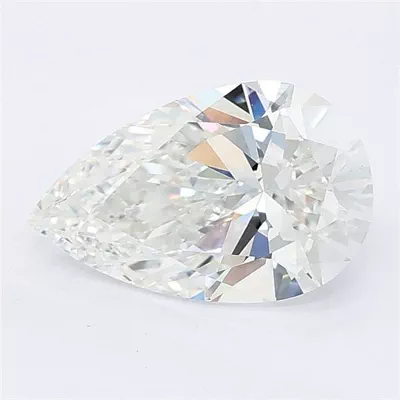 1.59ct F VS1 Rare Carat Ideal Cut Pear Lab Grown Diamond