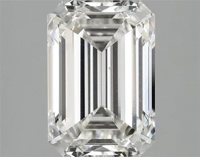 2.98ct H VS2 Very Good Cut Emerald Lab Grown Diamond