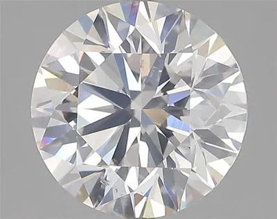 2.56ct F SI2 Rare Carat Ideal Cut Round Diamond