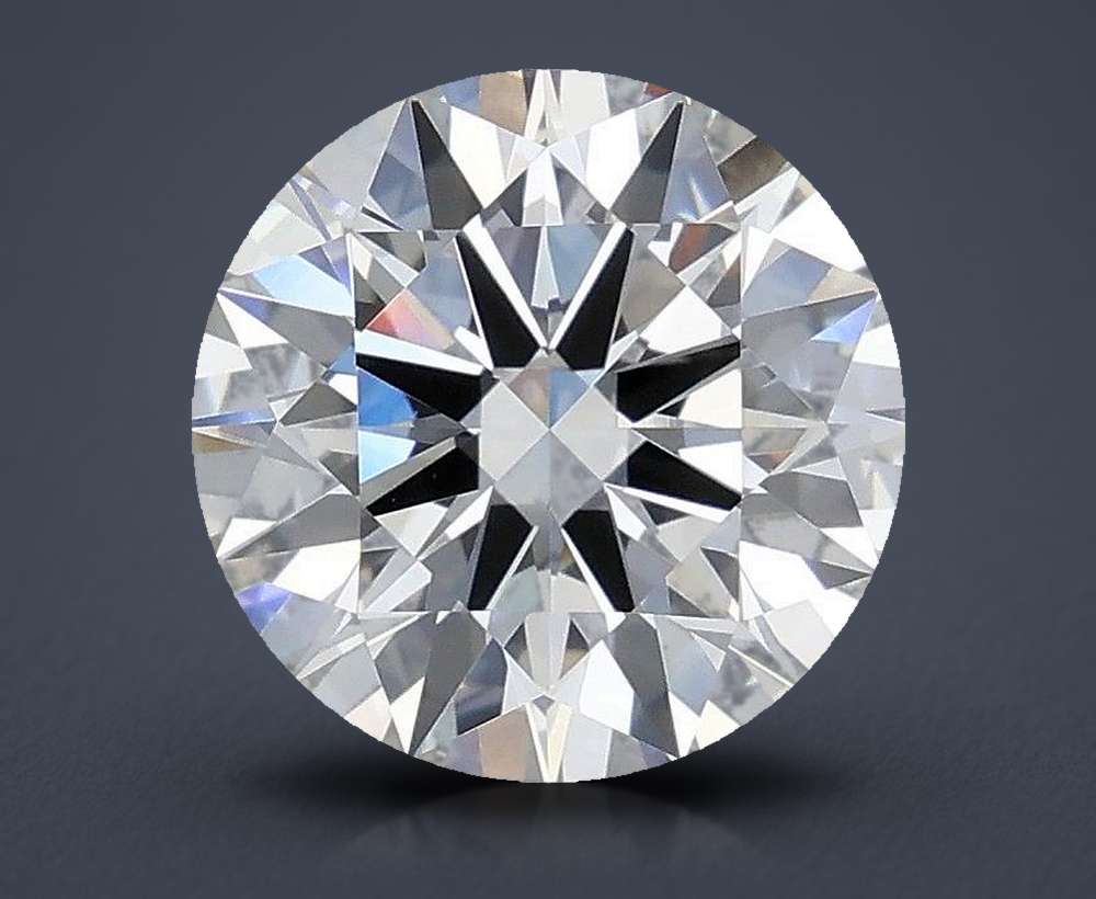 2.57ct H VVS2 Excellent Cut Round Lab Grown Diamond