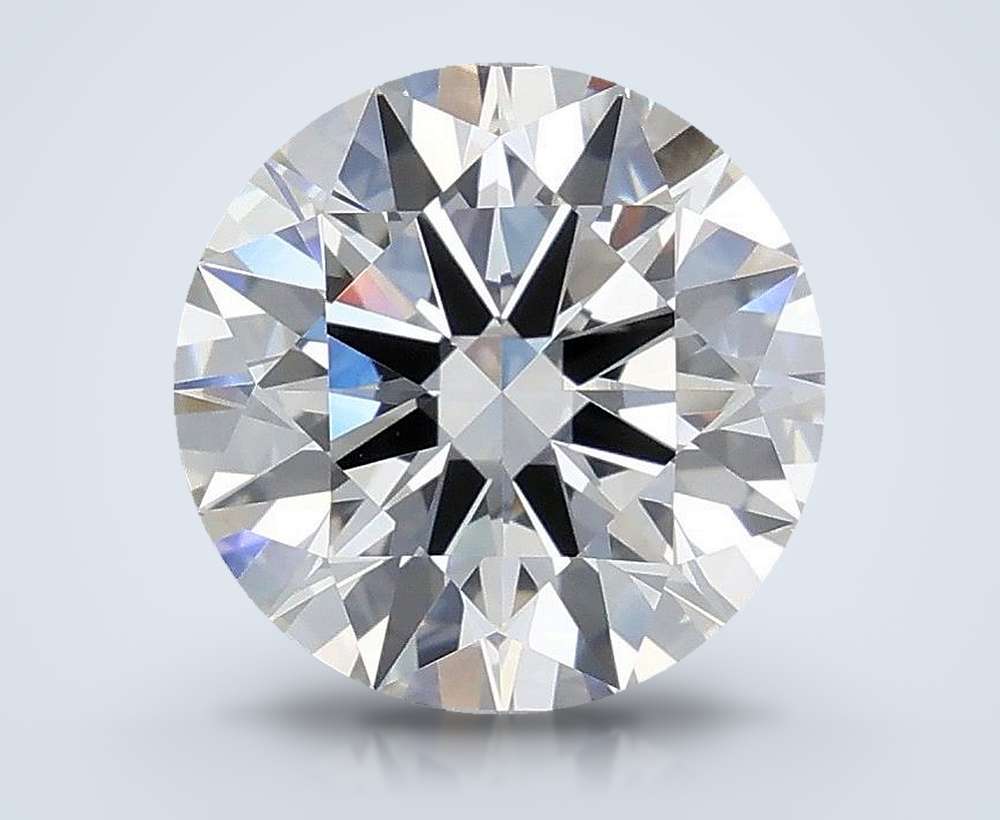2.57ct H VVS2 Excellent Cut Round Lab Grown Diamond