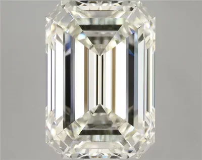 5.06ct J VVS1 Rare Carat Ideal Cut Emerald Diamond