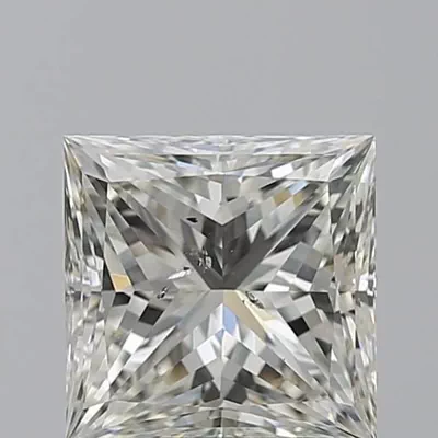 2.01ct J SI2 Very Good Cut Princess Diamond