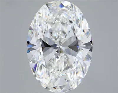 10.07ct F VVS2 Rare Carat Ideal Cut Oval Lab Grown Diamond