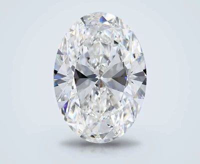 10.07ct F VVS2 Rare Carat Ideal Cut Oval Lab Grown Diamond