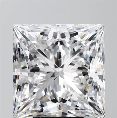 7.09ct E VS2 Rare Carat Ideal Cut Princess Lab Grown Diamond