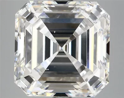 6.21ct E VS2 Rare Carat Ideal Cut Asscher Lab Grown Diamond