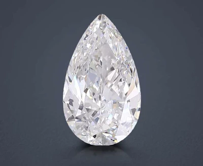 3.01ct F VS1 Rare Carat Ideal Cut Pear Lab Grown Diamond