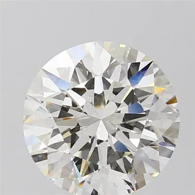3.51ct J VS2 Rare Carat Ideal Cut Round Diamond