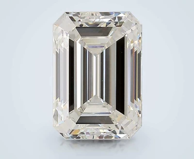4.06ct F VVS2 Rare Carat Ideal Cut Emerald Lab Grown Diamond