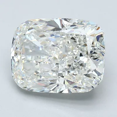 5.05ct I SI2 Rare Carat Ideal Cut Cushion Diamond