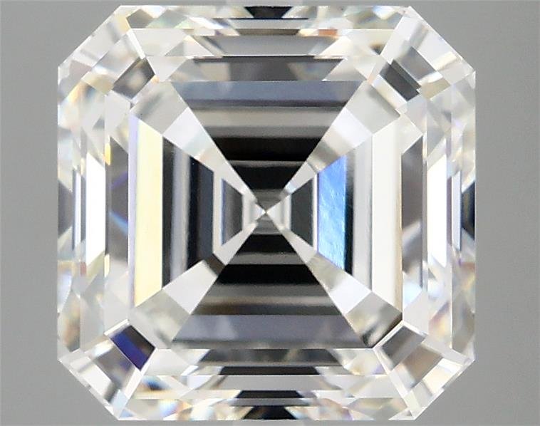 5.03ct F VVS2 Rare Carat Ideal Cut Asscher Lab Grown Diamond