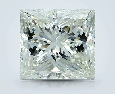 3.61ct K SI2 Very Good Cut Princess Diamond