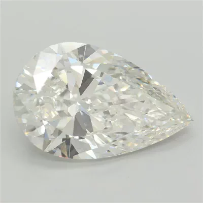 9.78ct F VVS2 Rare Carat Ideal Cut Pear Lab Grown Diamond