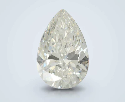 9.78ct F VVS2 Rare Carat Ideal Cut Pear Lab Grown Diamond