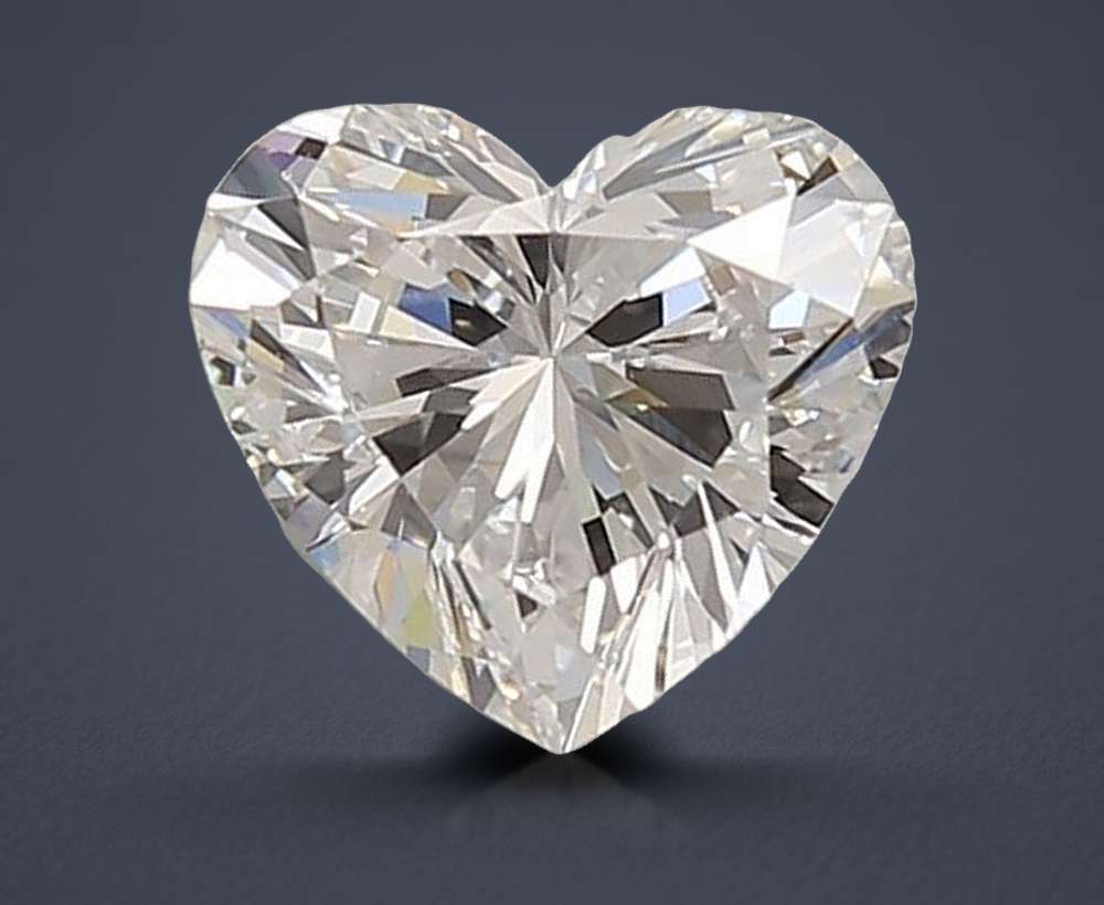 1.45ct E VS1 Rare Carat Ideal Cut Heart Lab Grown Diamond
