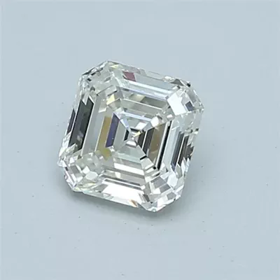0.81ct H VS2 Rare Carat Ideal Cut Asscher Diamond