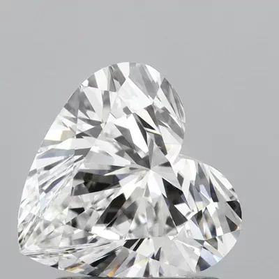 1.28ct E VVS1 Rare Carat Ideal Cut Heart Lab Grown Diamond