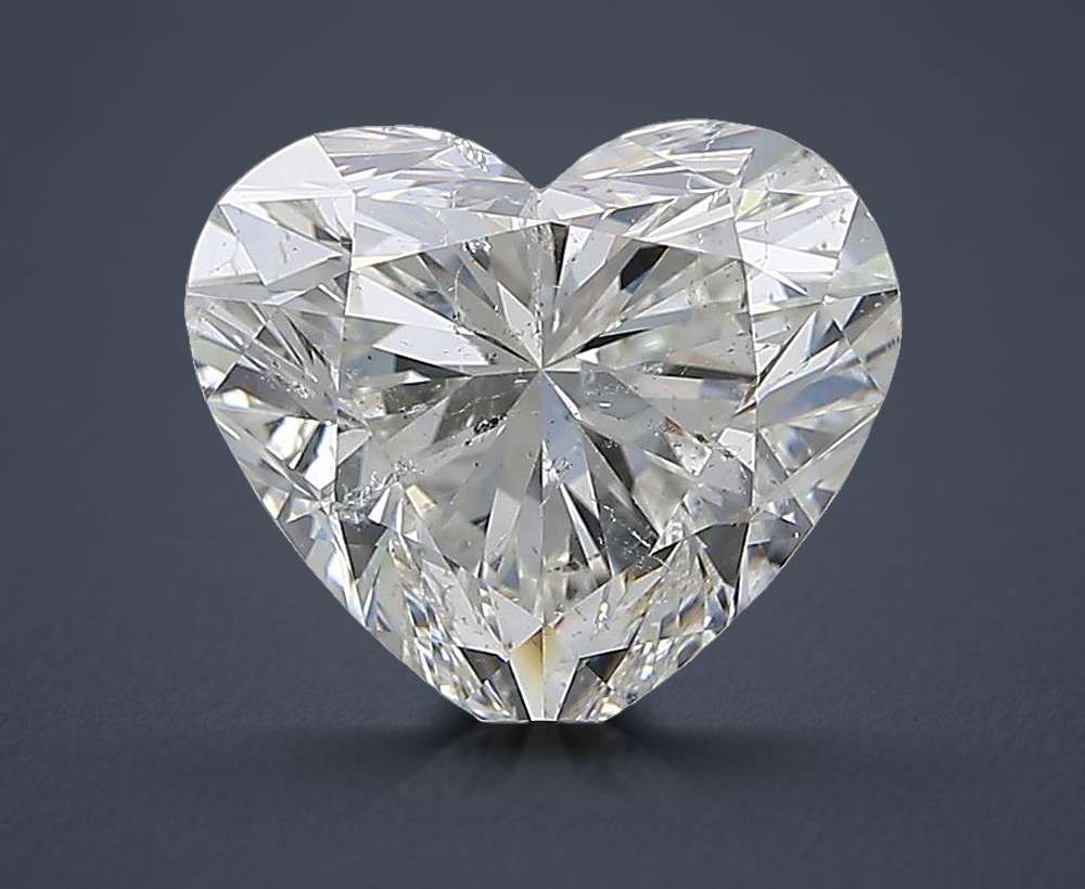 3.50ct G SI2 Rare Carat Ideal Cut Heart Diamond