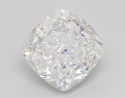 5.08ct E VVS2 Rare Carat Ideal Cut Cushion Lab Grown Diamond