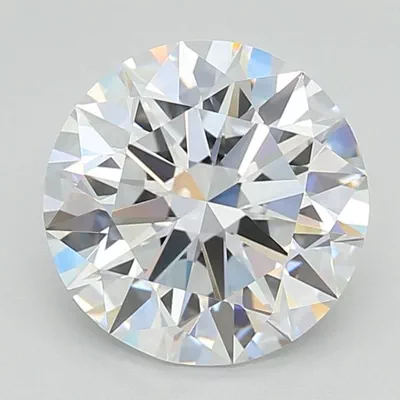 3.20ct D FL Rare Carat Ideal Cut Round Lab Grown Diamond
