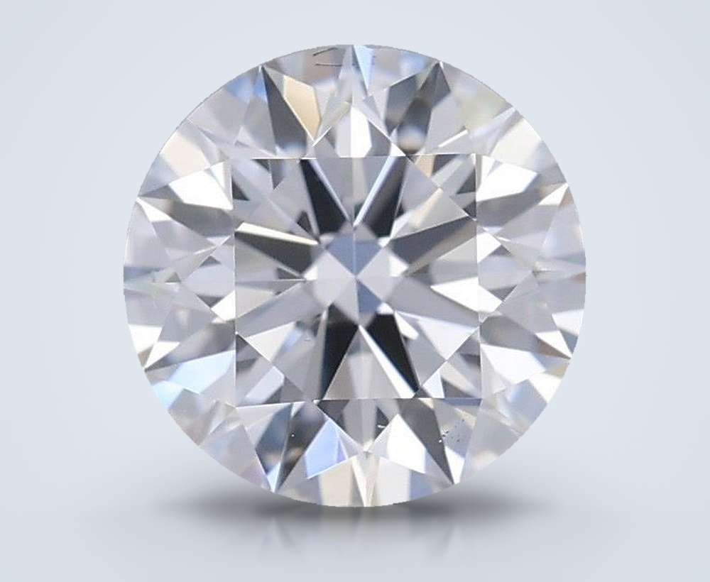 0.91ct D SI1 Rare Carat Ideal Cut Round Lab Grown Diamond