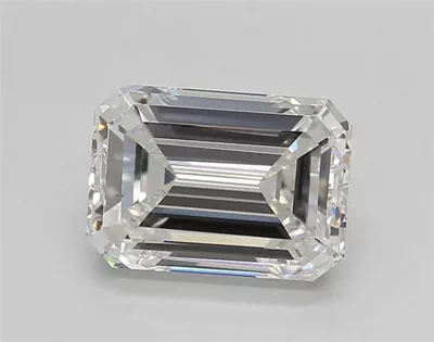 1.90ct F VS1 Excellent Cut Emerald Lab Grown Diamond
