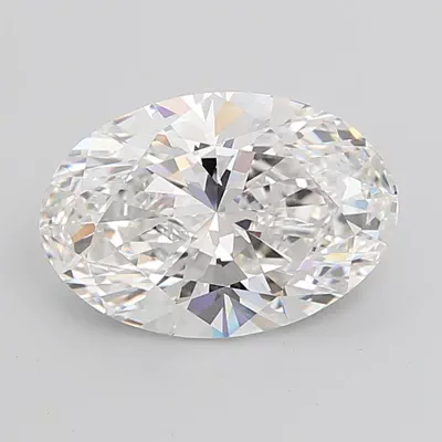 10.01ct F VVS2 Rare Carat Ideal Cut Oval Lab Grown Diamond