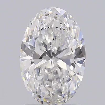 1.29ct E SI1 Rare Carat Ideal Cut Oval Lab Grown Diamond