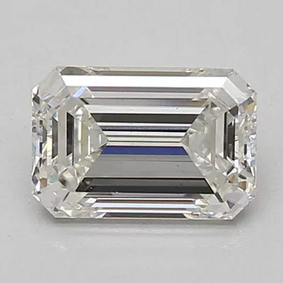 1.54ct F VS2 Excellent Cut Emerald Lab Grown Diamond