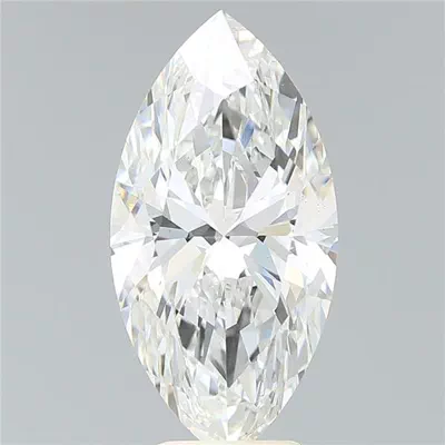 5.38ct F VS2 Rare Carat Ideal Cut Marquise Lab Grown Diamond
