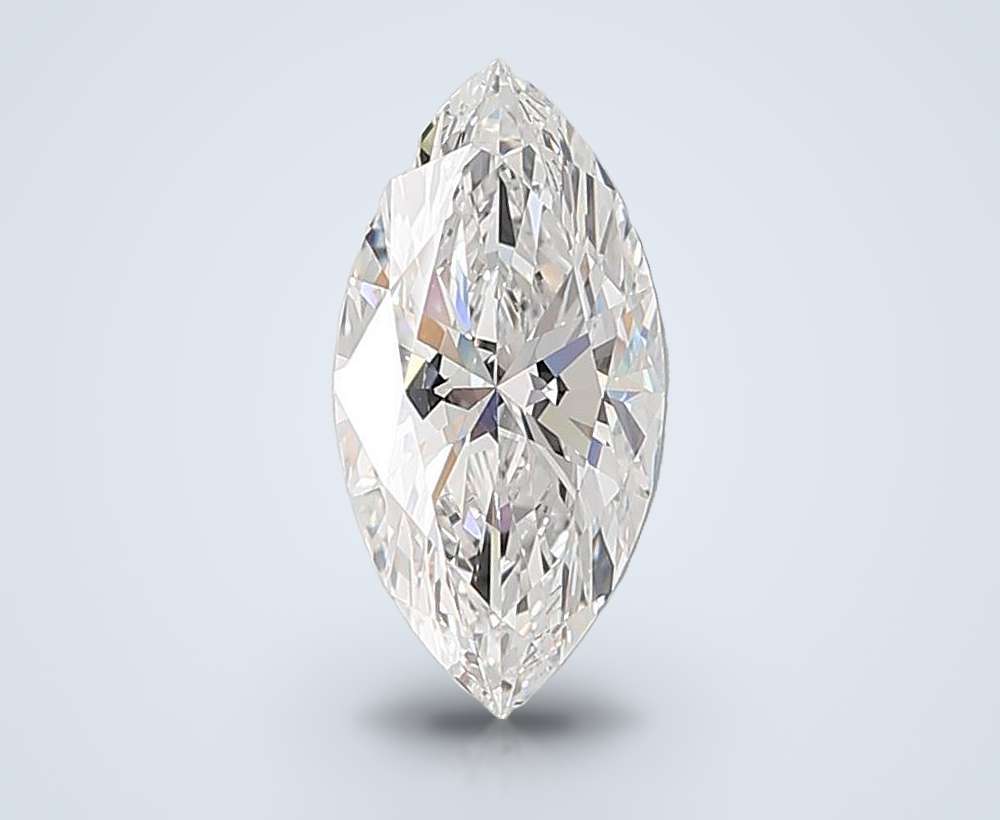 5.55ct F VVS2 Rare Carat Ideal Cut Marquise Lab Grown Diamond