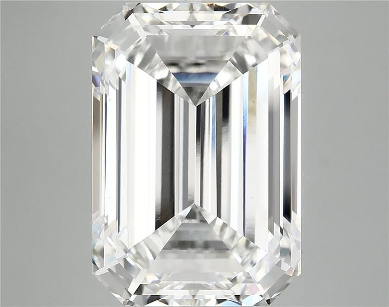 12.73ct F VS1 Rare Carat Ideal Cut Emerald Lab Grown Diamond
