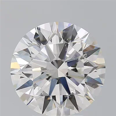 5.03ct H SI2 Rare Carat Ideal Cut Round Diamond