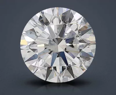 5.03ct H SI2 Rare Carat Ideal Cut Round Diamond