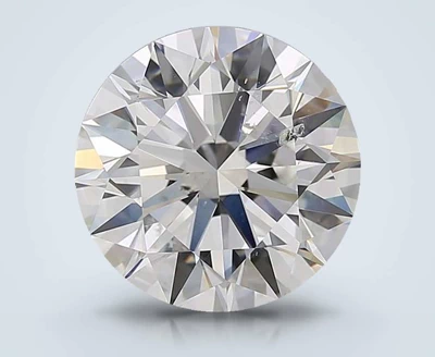 5.03ct H SI2 Rare Carat Ideal Cut Round Diamond