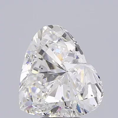 7.00ct F SI1 Good Cut Heart Lab Grown Diamond