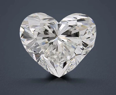 5.01ct G VS2 Rare Carat Ideal Cut Heart Diamond