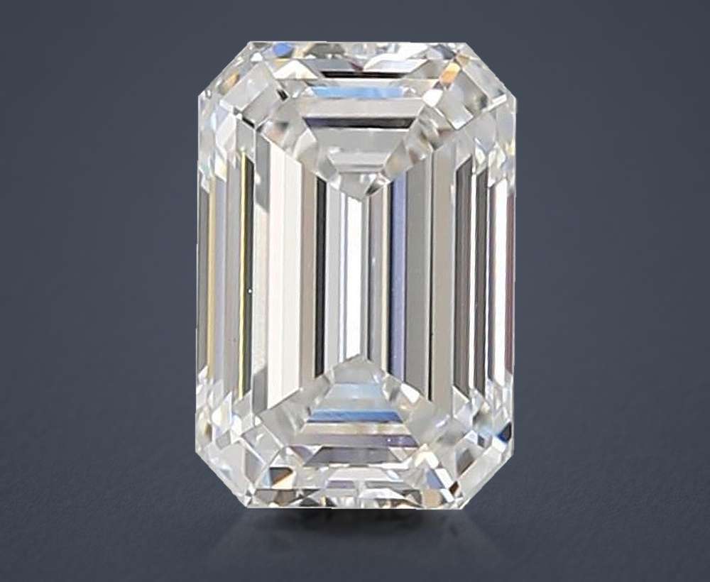 1.75ct E VS1 Rare Carat Ideal Cut Emerald Lab Grown Diamond