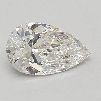 1.41ct E VVS2 Rare Carat Ideal Cut Pear Lab Grown Diamond