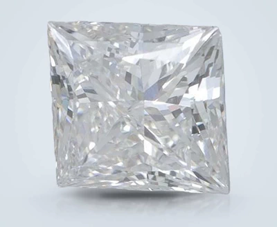 1.73ct F VVS2 Rare Carat Ideal Cut Princess Lab Grown Diamond