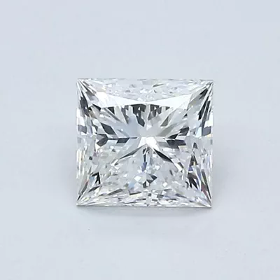 0.67ct F SI1 Rare Carat Ideal Cut Princess Diamond