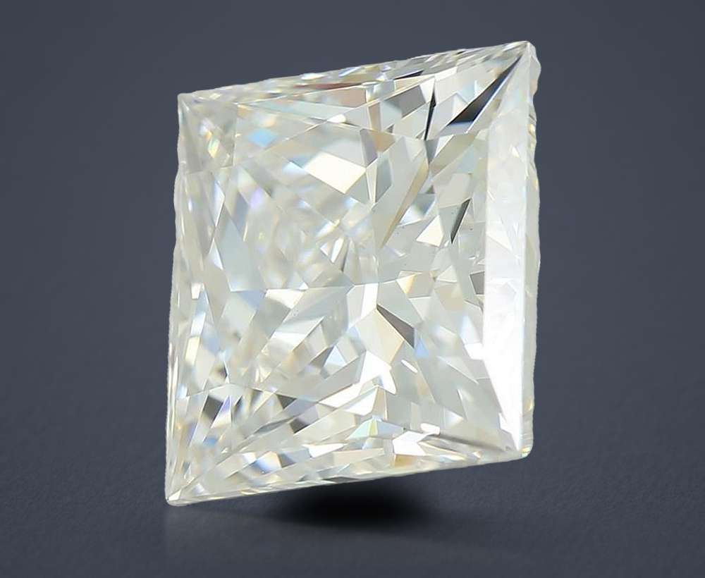 5.01ct E VVS2 Rare Carat Ideal Cut Princess Lab Grown Diamond