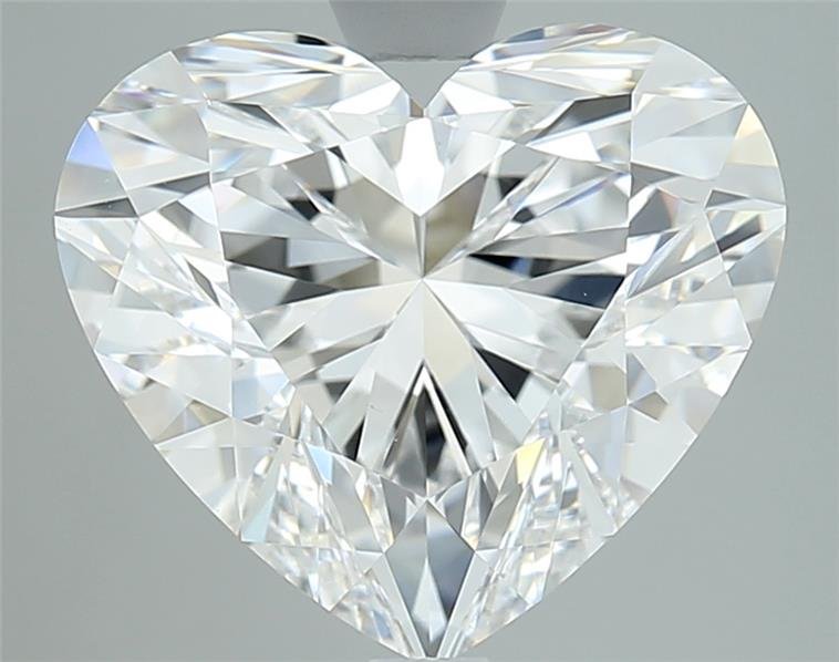 4.24ct D VS2 Rare Carat Ideal Cut Heart Diamond