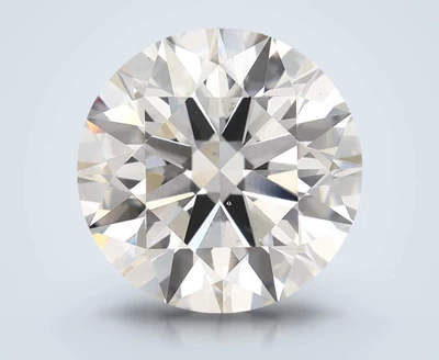 5.12ct H VS2 Rare Carat Ideal Cut Round Lab Grown Diamond