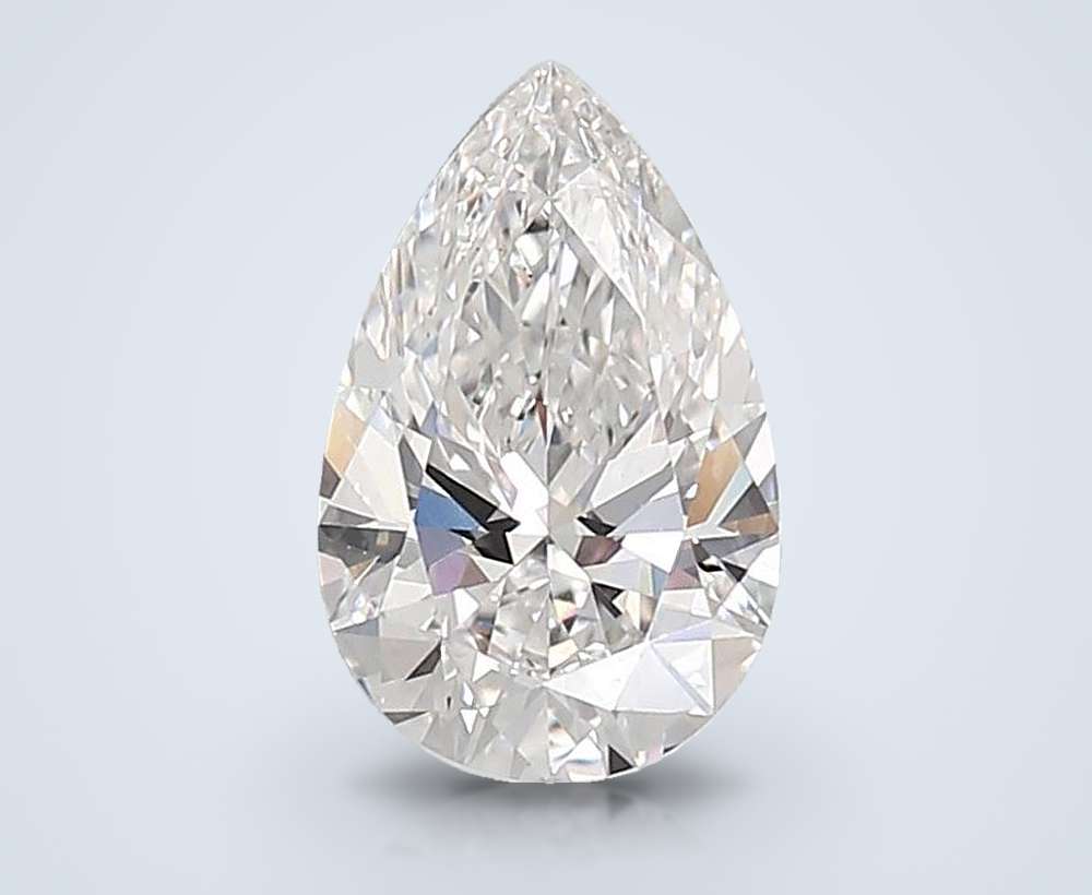 2.08ct E VS1 Rare Carat Ideal Cut Pear Lab Grown Diamond