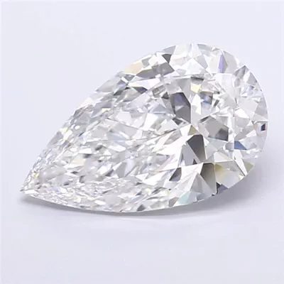 5.57ct E VS1 Rare Carat Ideal Cut Pear Lab Grown Diamond