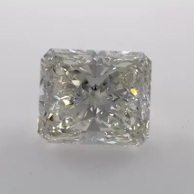 2.53ct J SI1 Rare Carat Ideal Cut Radiant Diamond
